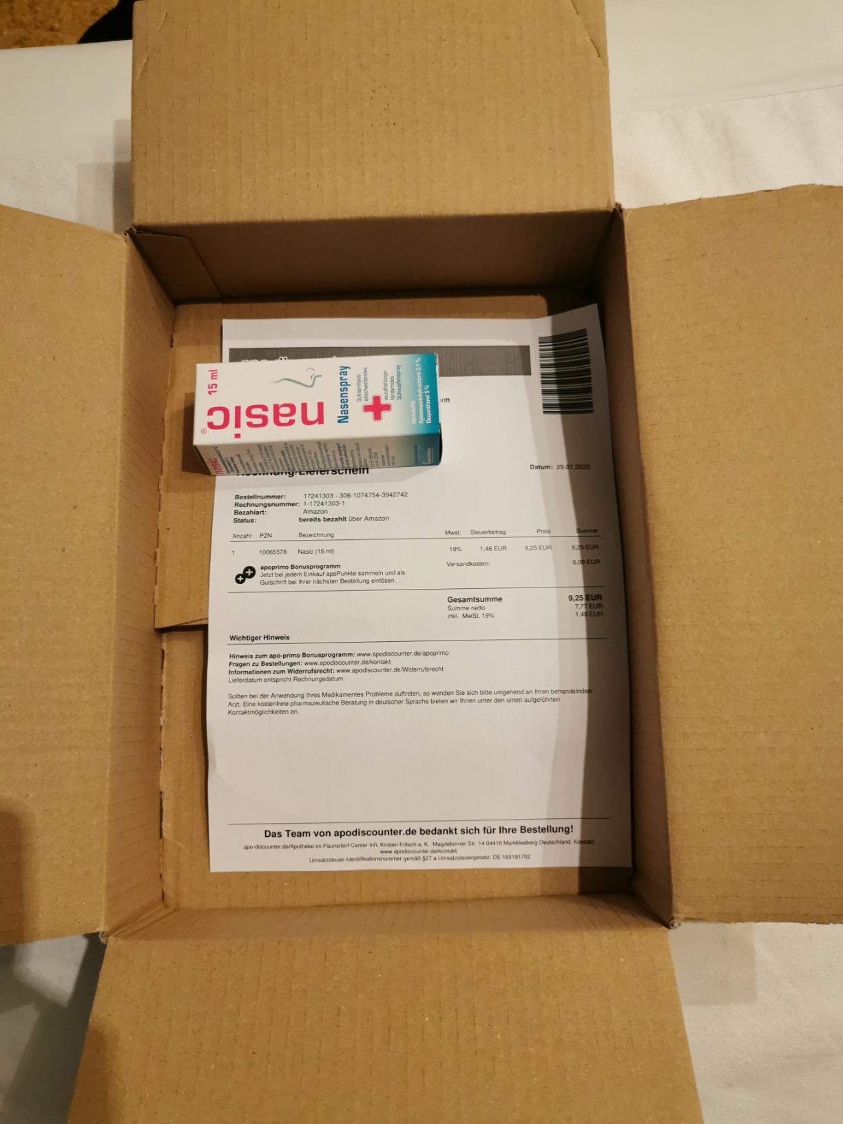 Mein Standard bei Erkältung
