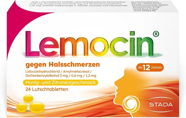 lemocin-halsschmerzen-lutschtabletten-mit-honig-zitronengeschmack-24-st-ck image 1