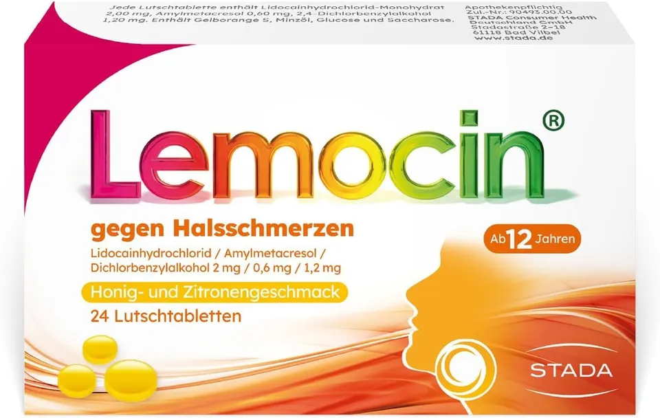 lemocin-halsschmerzen-lutschtabletten-mit-honig-zitronengeschmack-24-st-ck image 1